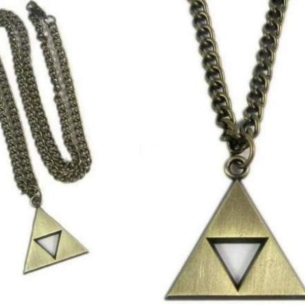 Necklace Zelda Triangle Gold